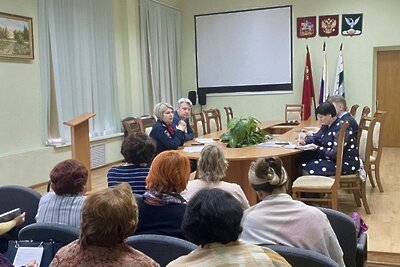    Совещание с заведующими детских садов в здании администрации округа Шаховская ©Пресс-служба городского округа Шаховская