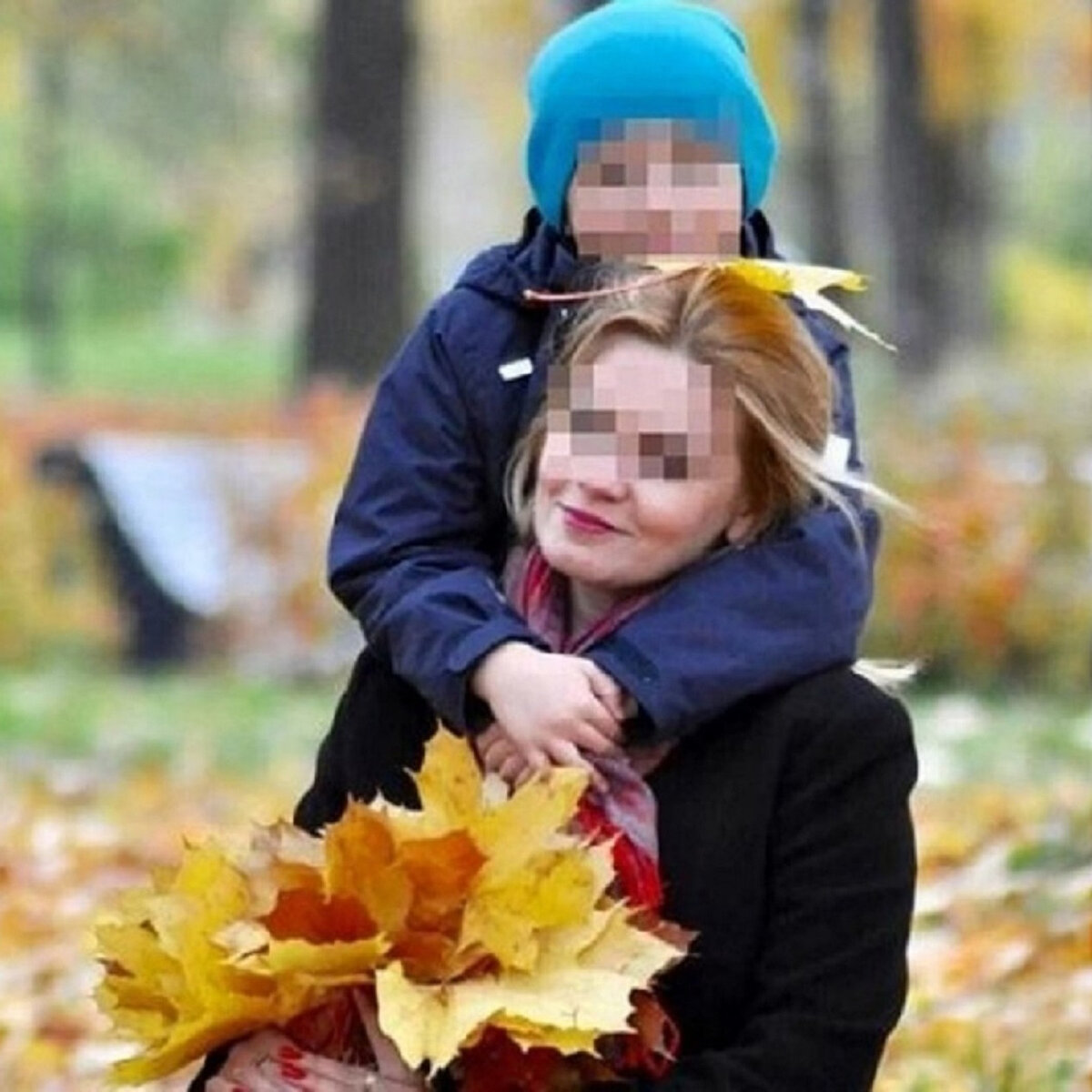    Анна с сыном