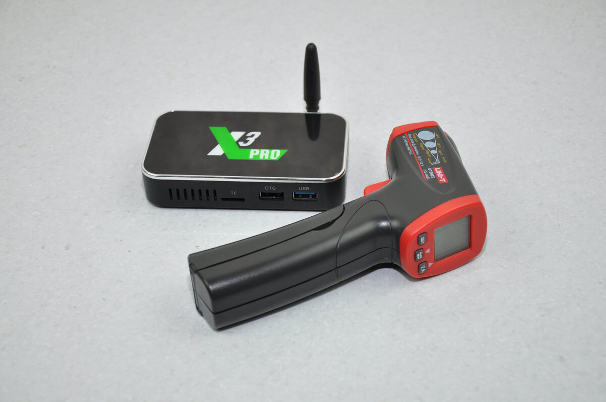 Тест на максимальной нагрузке с помощью пирометра