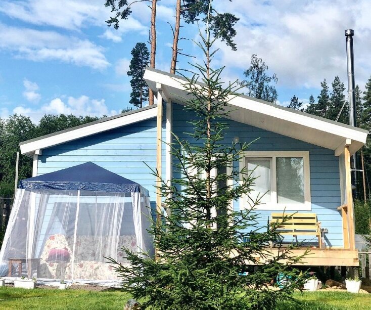 Каркасный одноэтажный дом