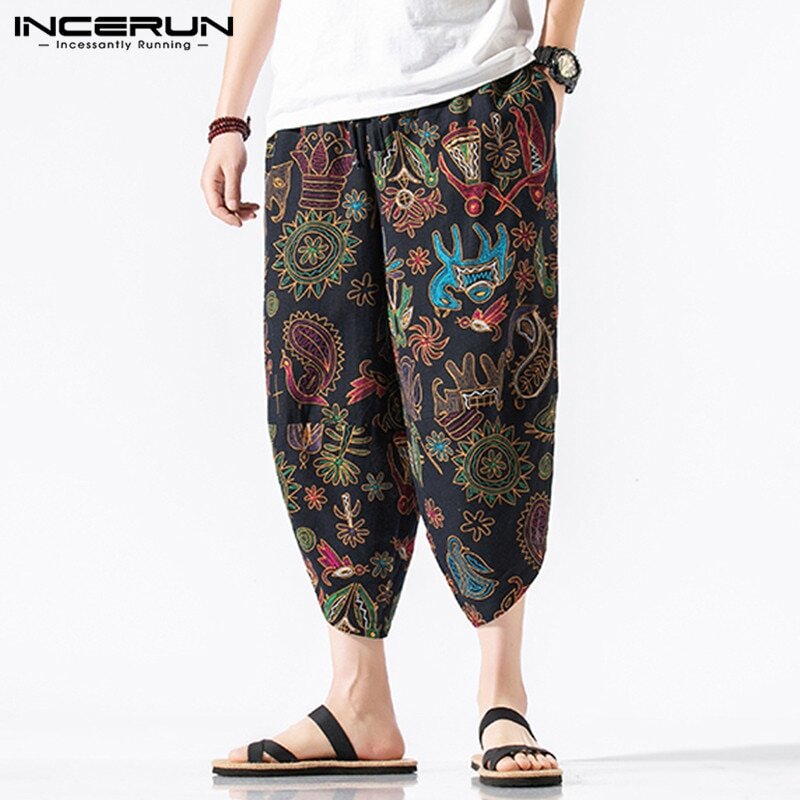 Брюки с принтом