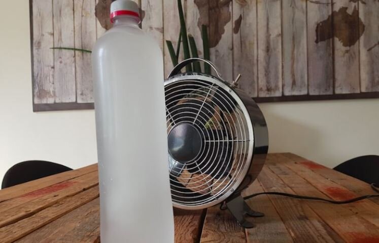 Сделайте собственный кондиционер с вентилятором.