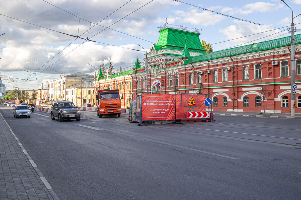 Ремонтные работы на ул. Советской