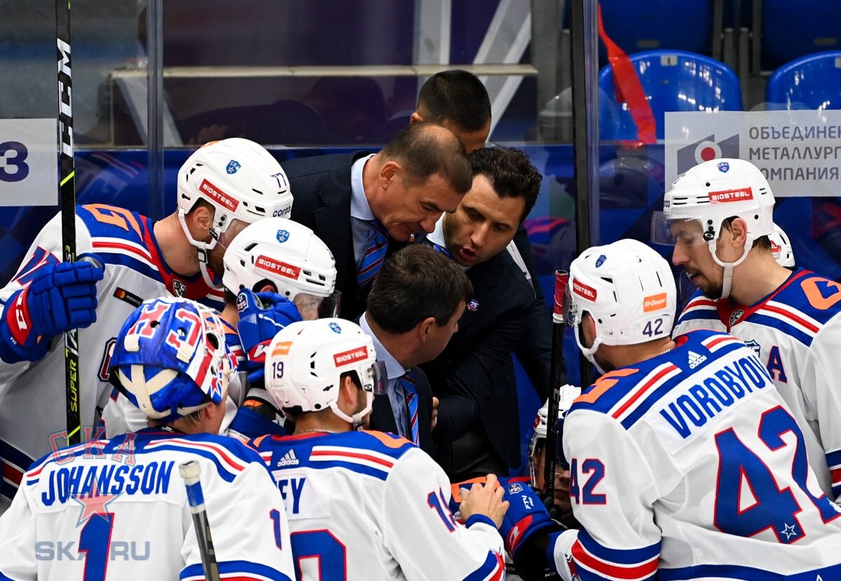 СКА в матче против Нижегородского Торпедо. Источник группа ХК СКА ВКонтакте