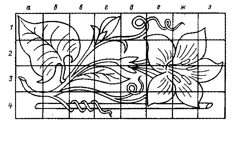 Метод трафаретов. Узоры по сетке. Рисование по сетке. Метод рисования по сетке. Увеличение рисунка по клеточкам.