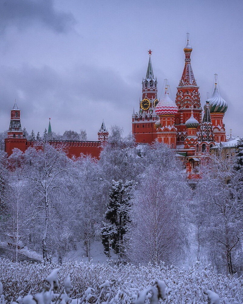 Зимой Москва не менее красива, чем летом.