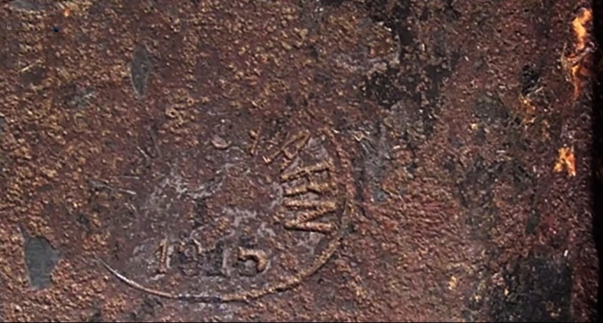 Найденная немецкая лопатка 1915 года