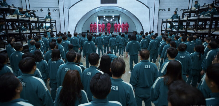 Кадр из «Игра в кальмара» 1*01