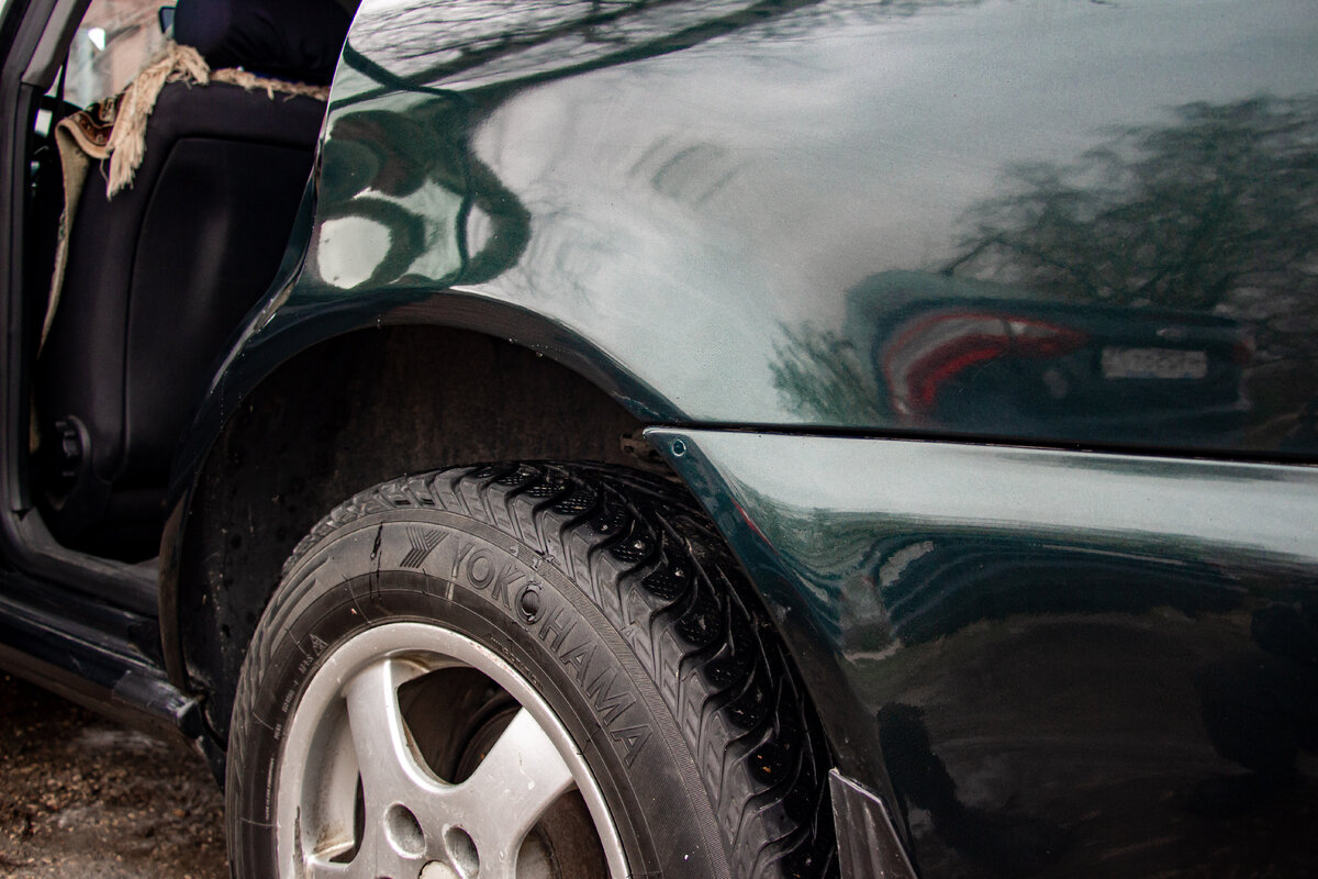 На задних арках нет и следа ржавчины