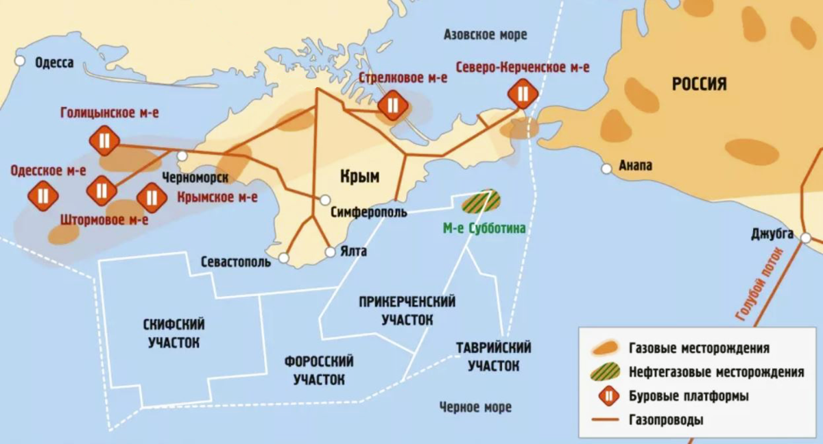 Где газовые. Месторождения нефти и газа в черном море. Шельф черного моря месторождения. Газовые месторождения в черном море. Месторождения нефти в черном и Азовском море.