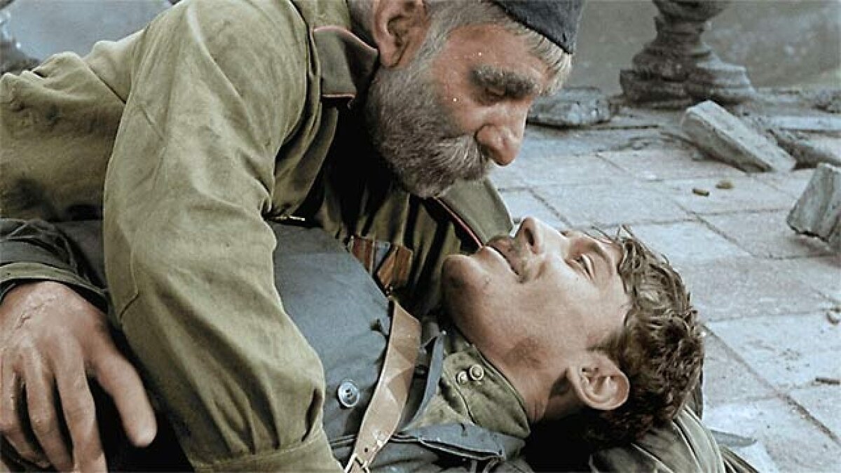 Кадр из фильма "Отец слодата", 1964г.