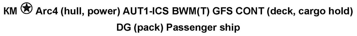 проект PV-27 - формула класса судоходства