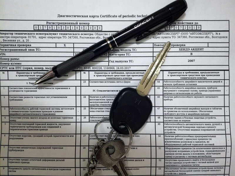 Диагностическая карта автомобиля нужна ли
