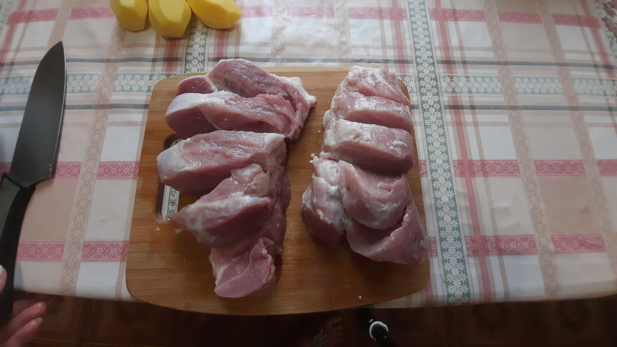 Вкусная картошка с мясом в духовке2