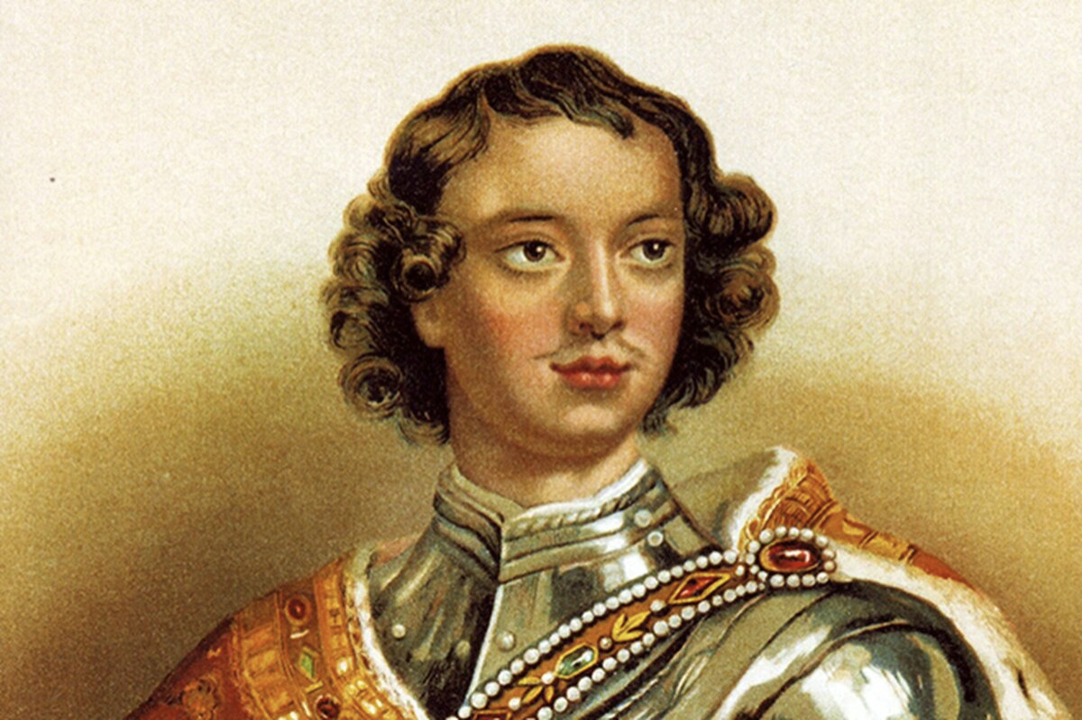 Петр в юности 