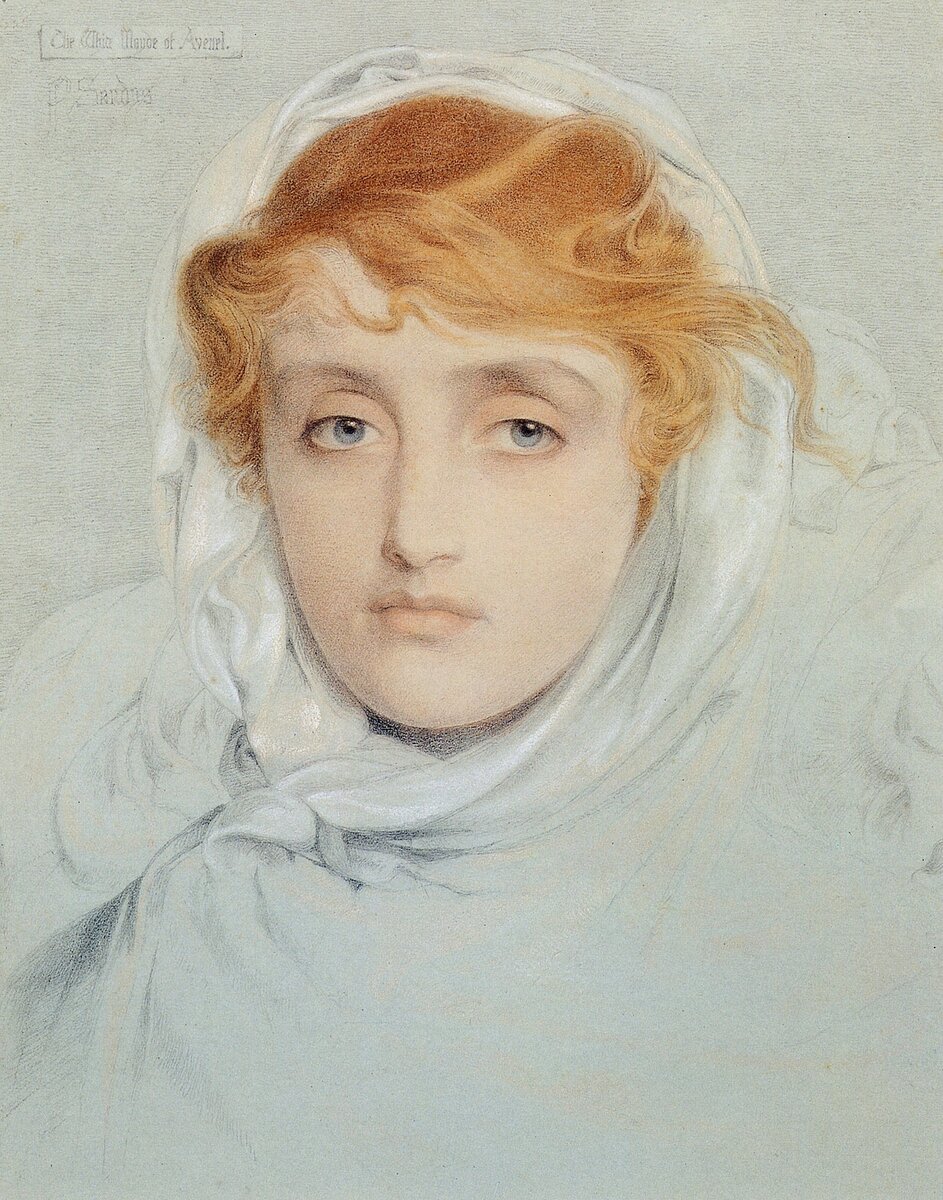 Девушка в белом. Фрэдерик Сэндис. 