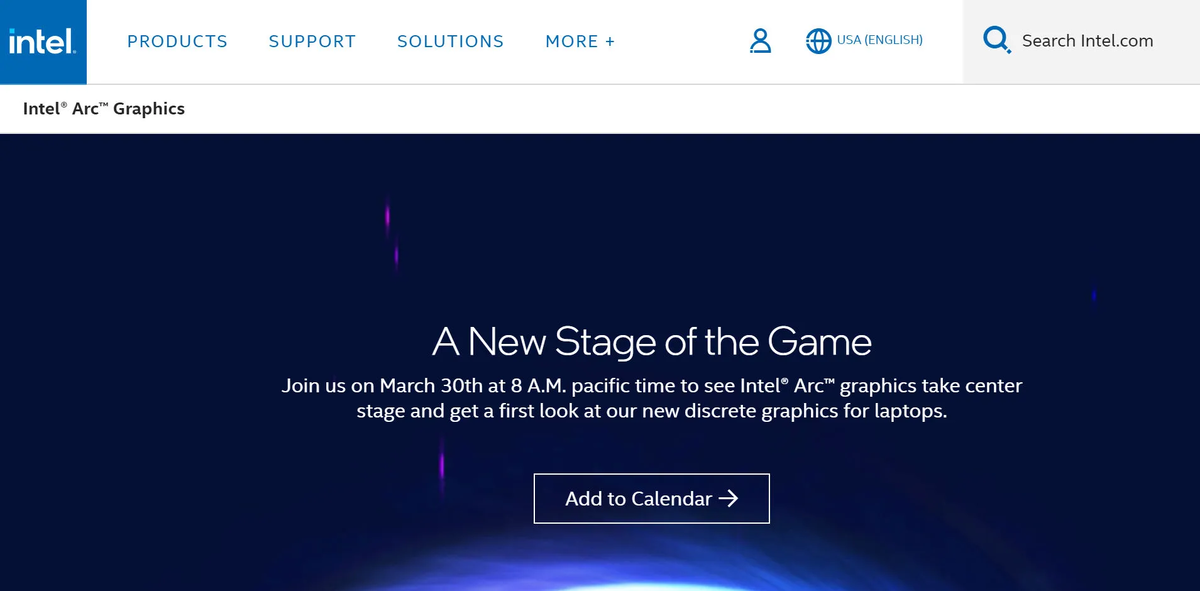 Событие Intel Arc, источник: Intel