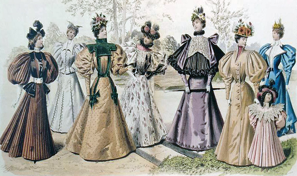 1895 г. Весенние туалеты
