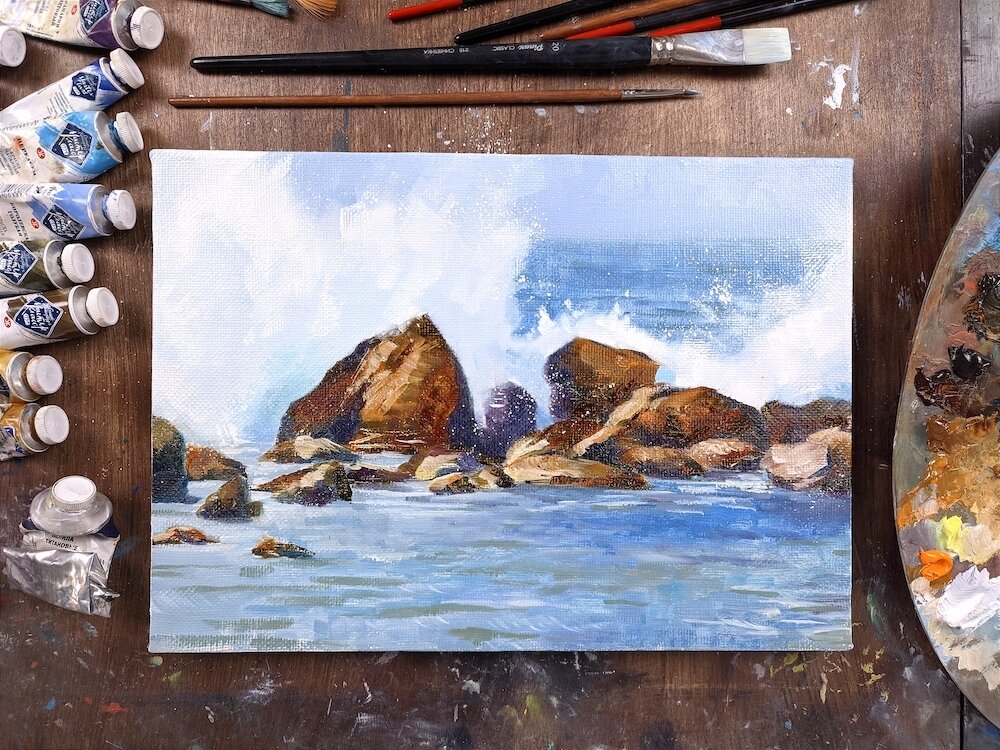 Испортил холст