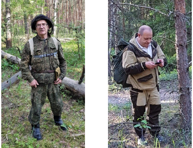 Рис. 2-а Акоев Н.Н.                                                                Рис. 2-б Перелыгин М.А.