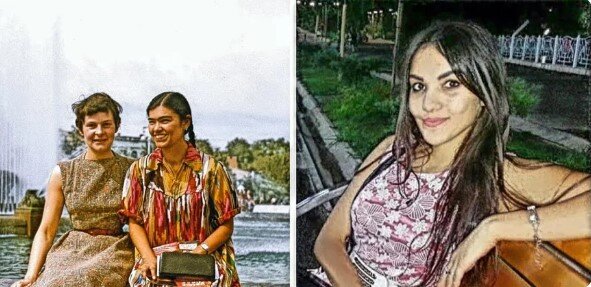 Узбечка и Таджчика. Фото взято из открытых источников.