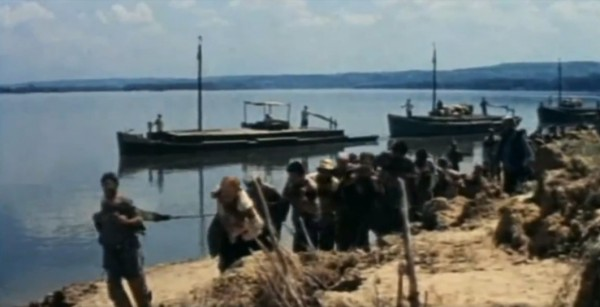 Кадр из фильма "Бурлаки на Волге" / I battellieri del Volga (Италия, ФРГ, 1959)