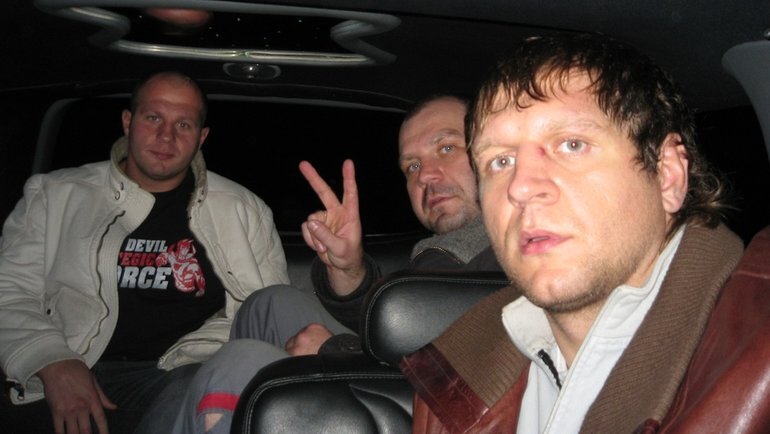 Юрий Разумов и братья Емельяненко