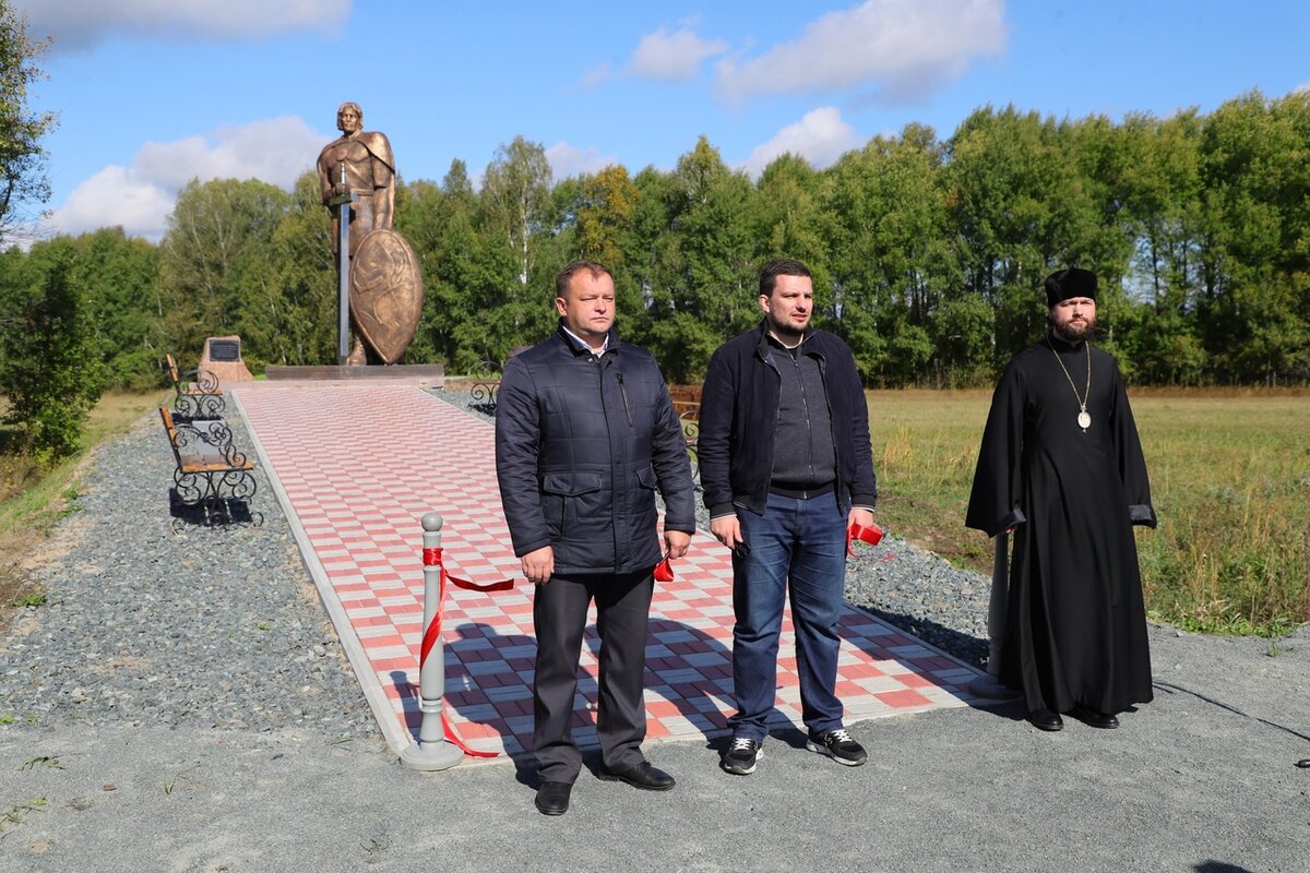 В Таре открыли памятник Александру Невскому | Омская область | Дзен