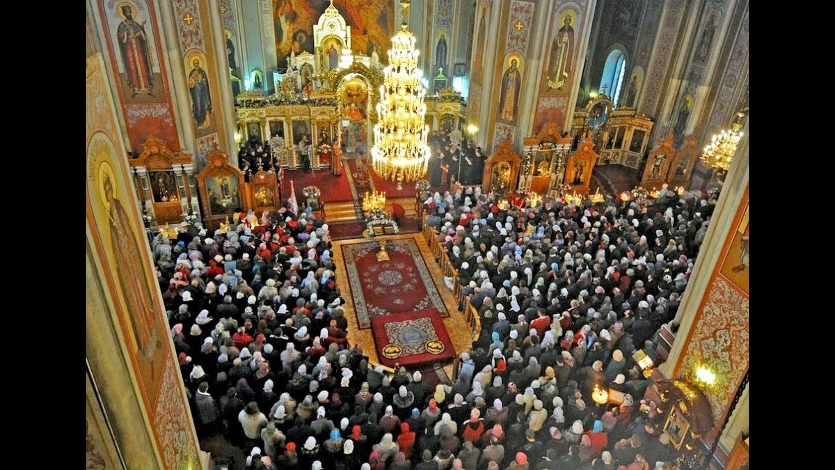 Пасха. Храм Христа Спасителя.