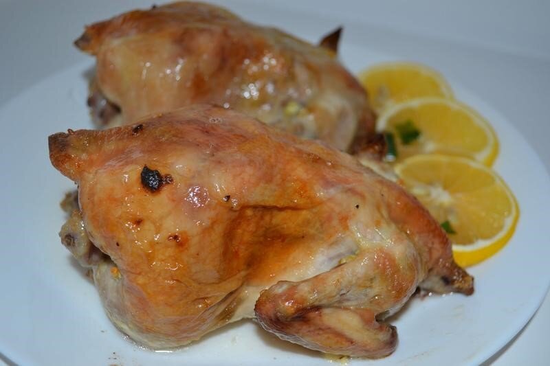 Запеченные куропатки