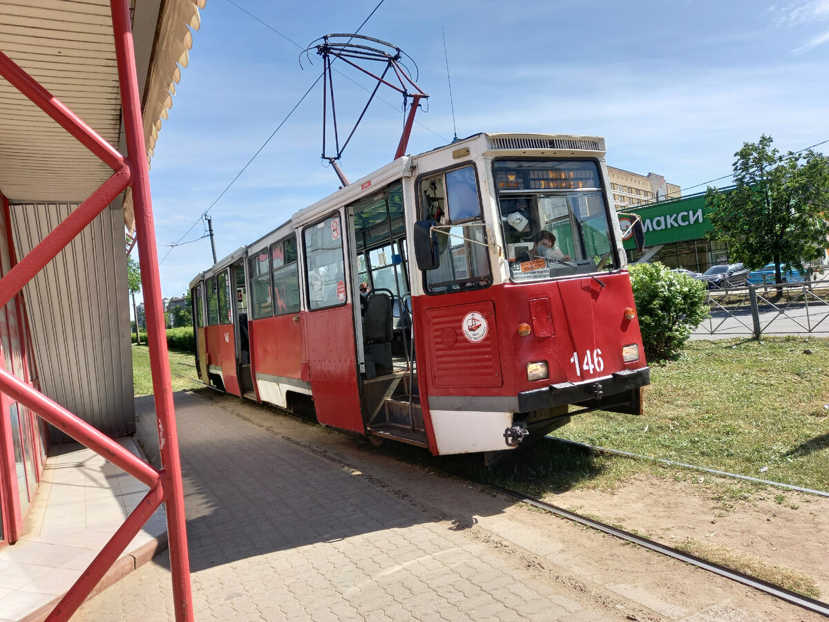 Трамвай в г. Череповец, Вологодская область