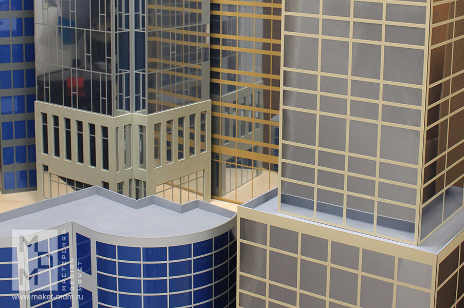 Готовые здания в масштабе 1:25