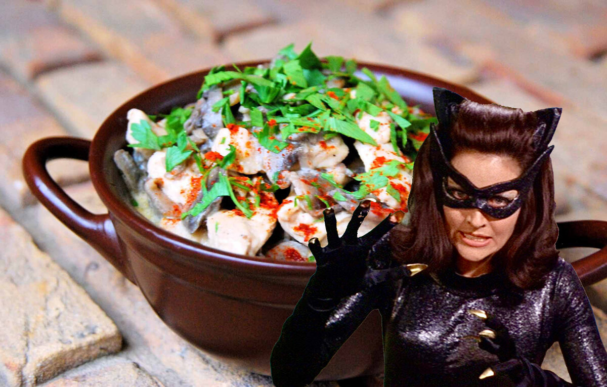 Блюдо из индейки и грибов от Ли Меривезер