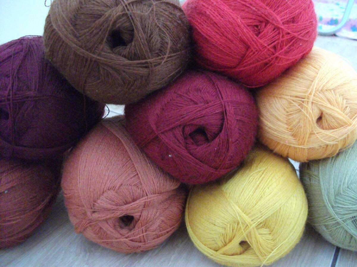 Нитки. Шерсть. Семеновская фабрика.