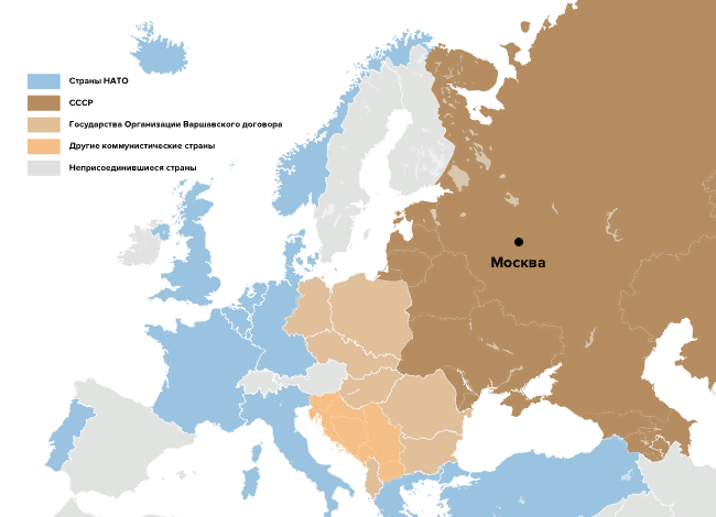 Страны нато договор. Страны НАТО И ОВД на карте. НАТО И Варшавский договор карта. Страны Варшавского договора на карте. Страны НАТО СССР.