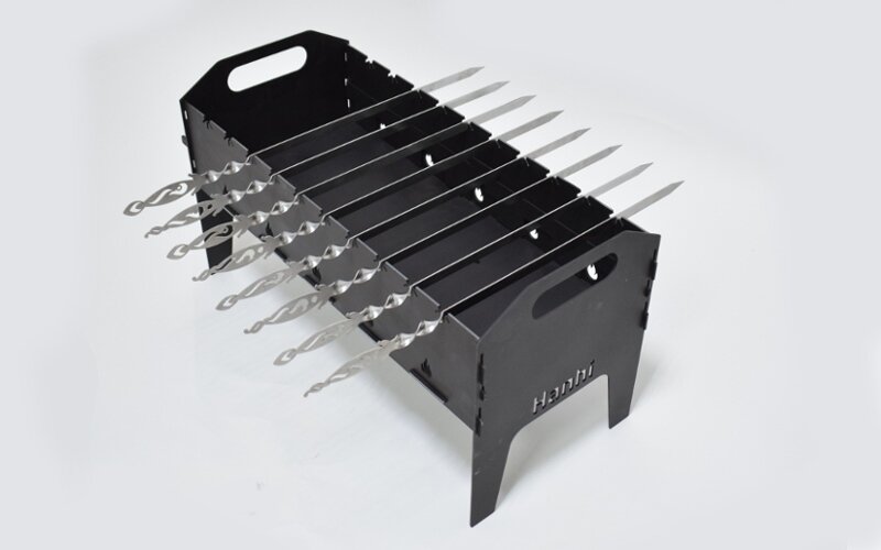 Срок службы — вечность. Обзор разборного мангала Hanhi