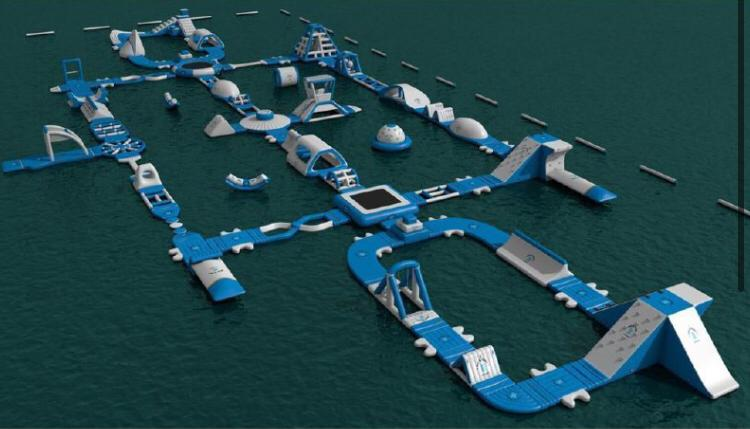 Аквапарк на воде, г. Новороссийск