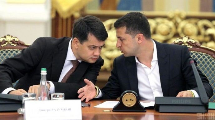 Разумков и Зеленский. Фото - pravda.com.ua