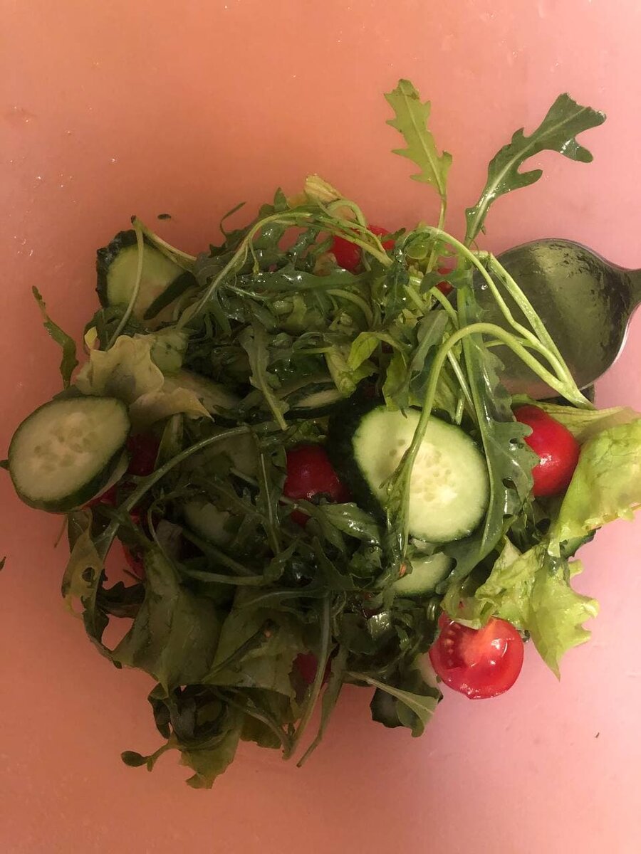 А вот и салатик