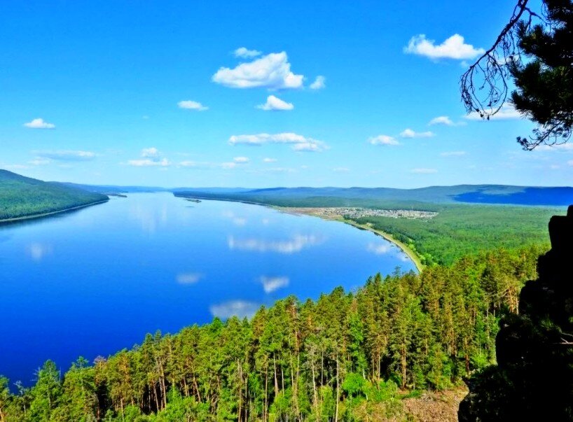 ангара вид птичьего полета