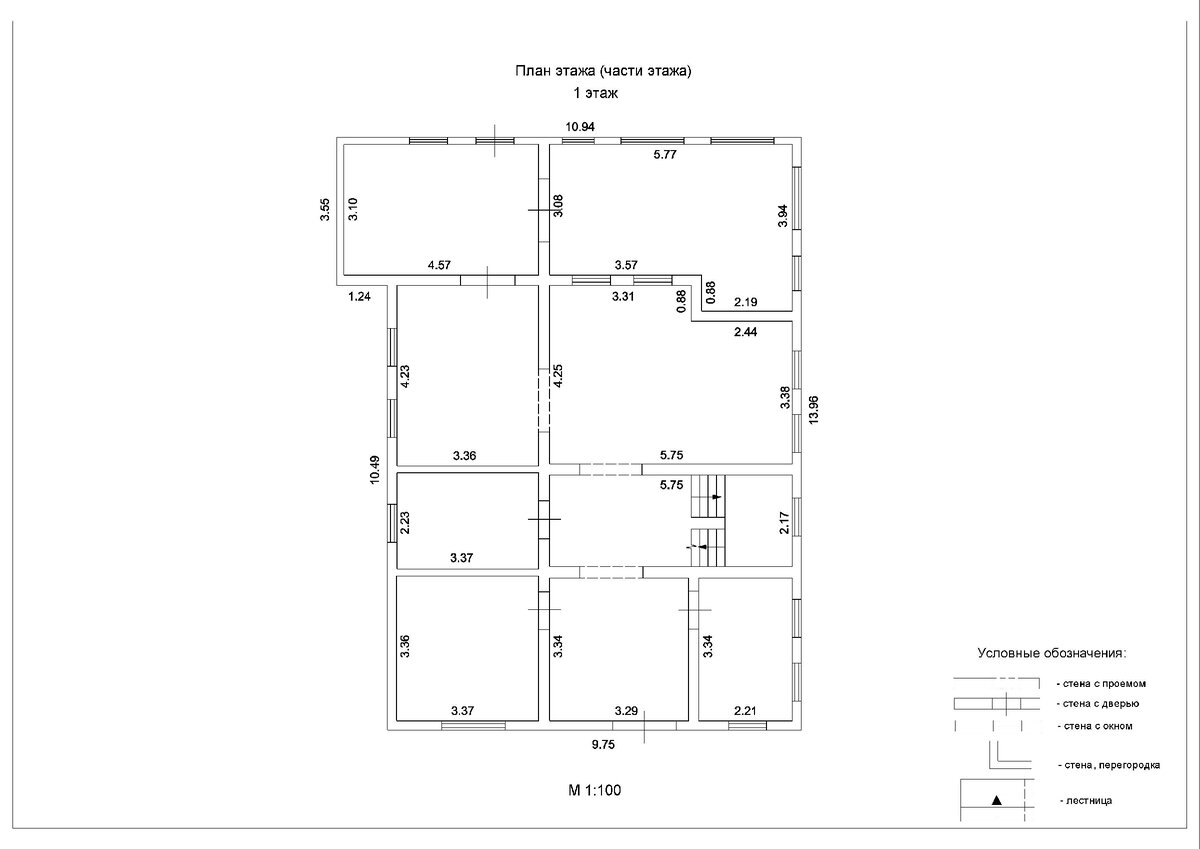 По первому этажу вроде все в порядке