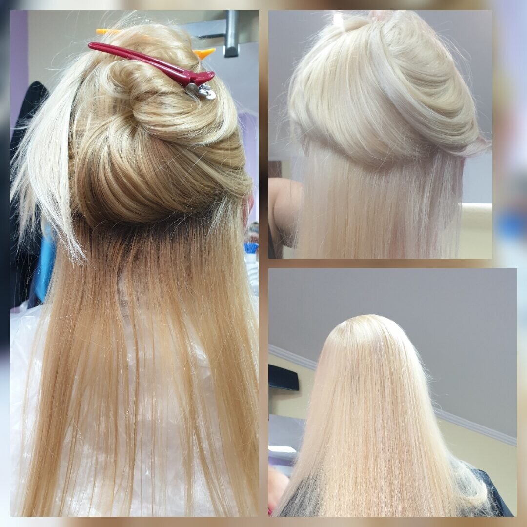 Обесцвечивание волос