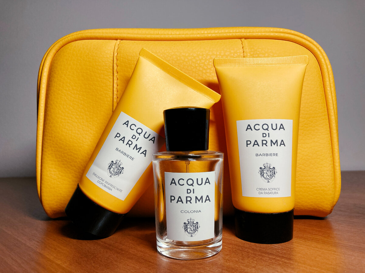 Подарочный мужской набор для бритья Acqua di Parma Barbiere Essential Shaving Kit