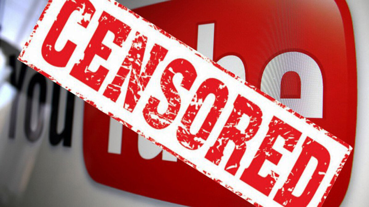 Цензура на YouTube существует давно и это правильно