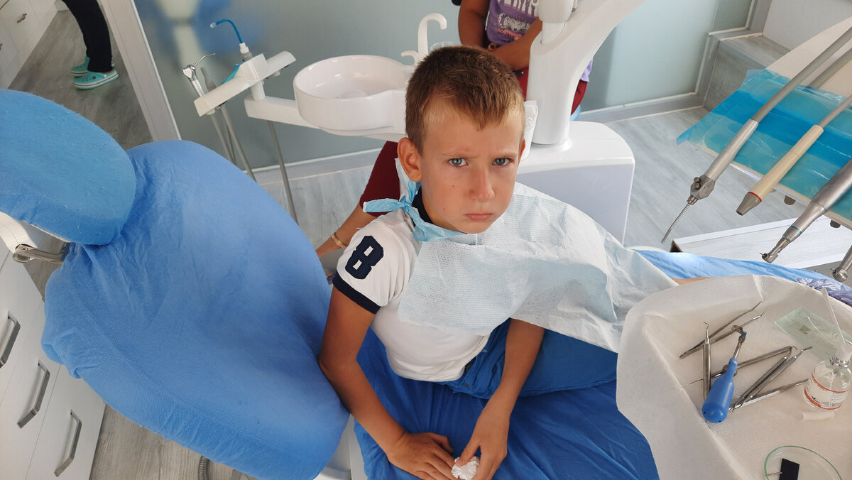 Грустный взгляд перед лечение