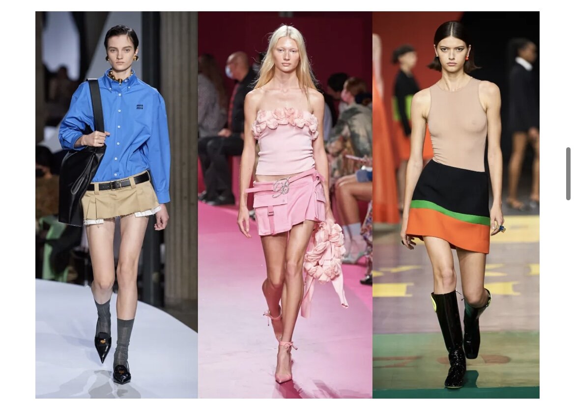 MIU MIU, BLUMARINE, DIOR
