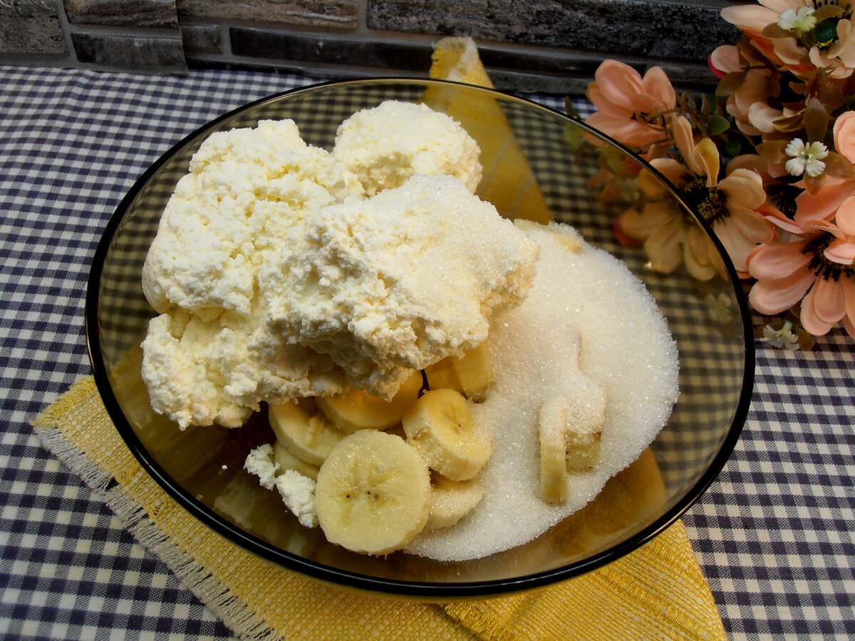 Печенье с творогом и бананом - рецепт приготовления с фото от thebestterrier.ru