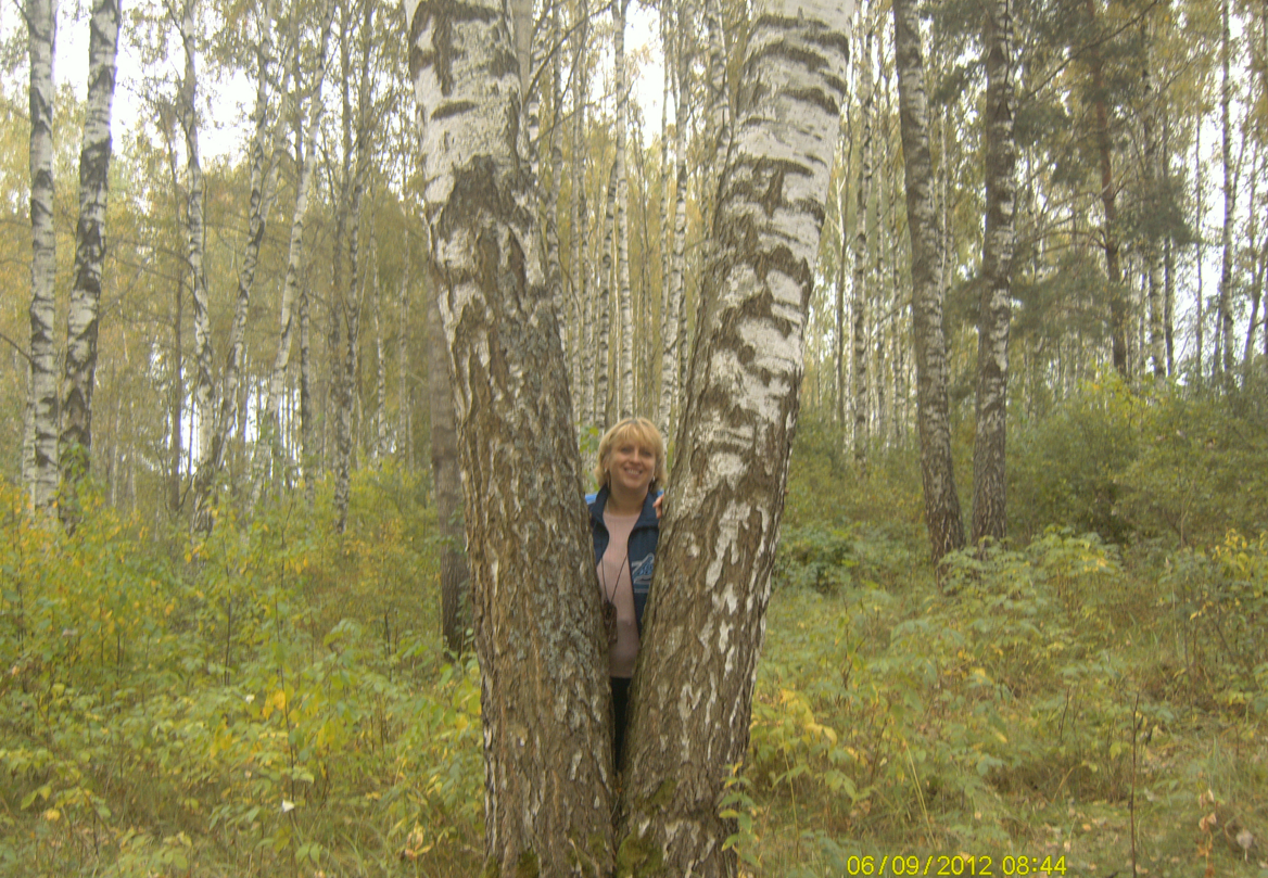 Фото автора. Мама моей ученицы с нами в походе.
