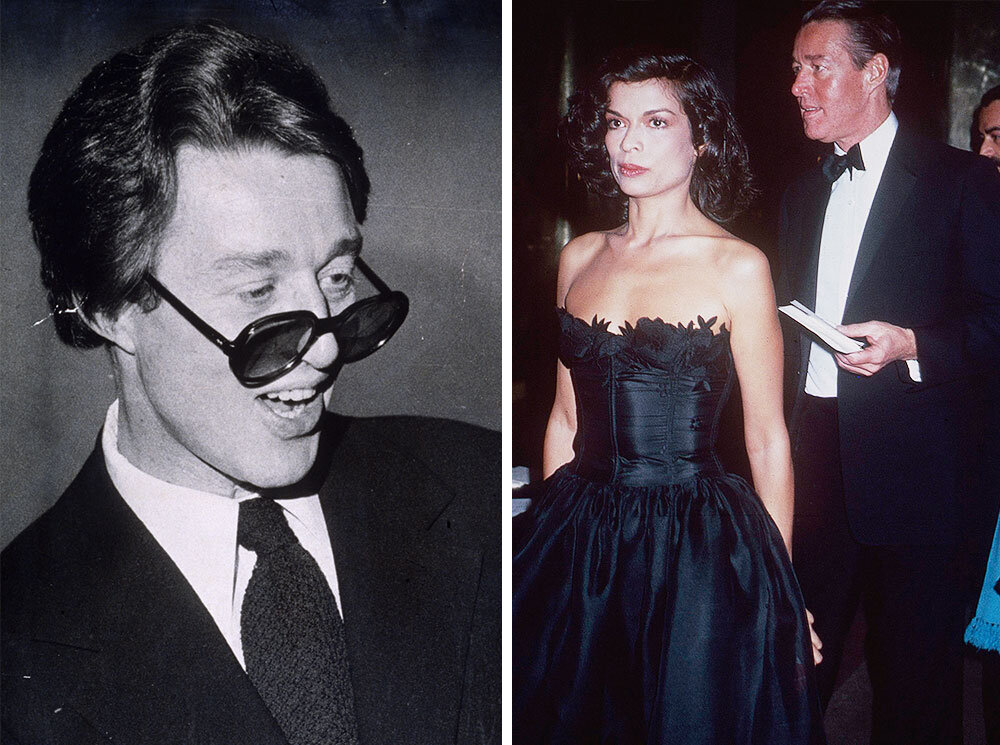 Слева-дизайнер, справа-Рой Холстона сопровождает на мероприятие Бьянка 