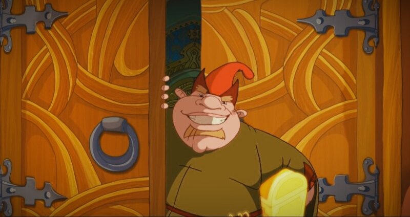 Кадр из мультфильма "Три богатыря" 